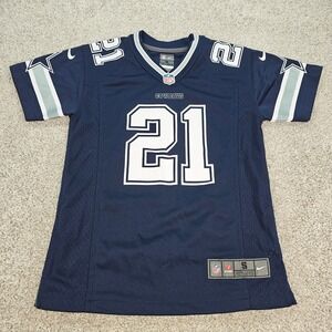 Nike NFL Dallas Cowboys Ezekiel Elliott‎ 21 Jersey Youth Size S Small 8